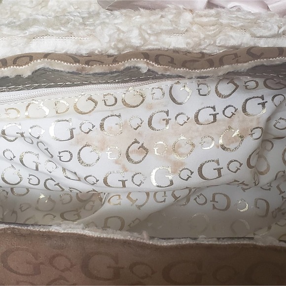 Guess Suede & Fur Purse and Change Purse • Several different ways to wear - Picture 7 of 12